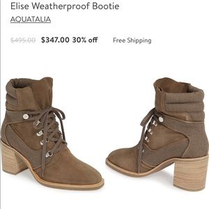 Elise suede canvas boots